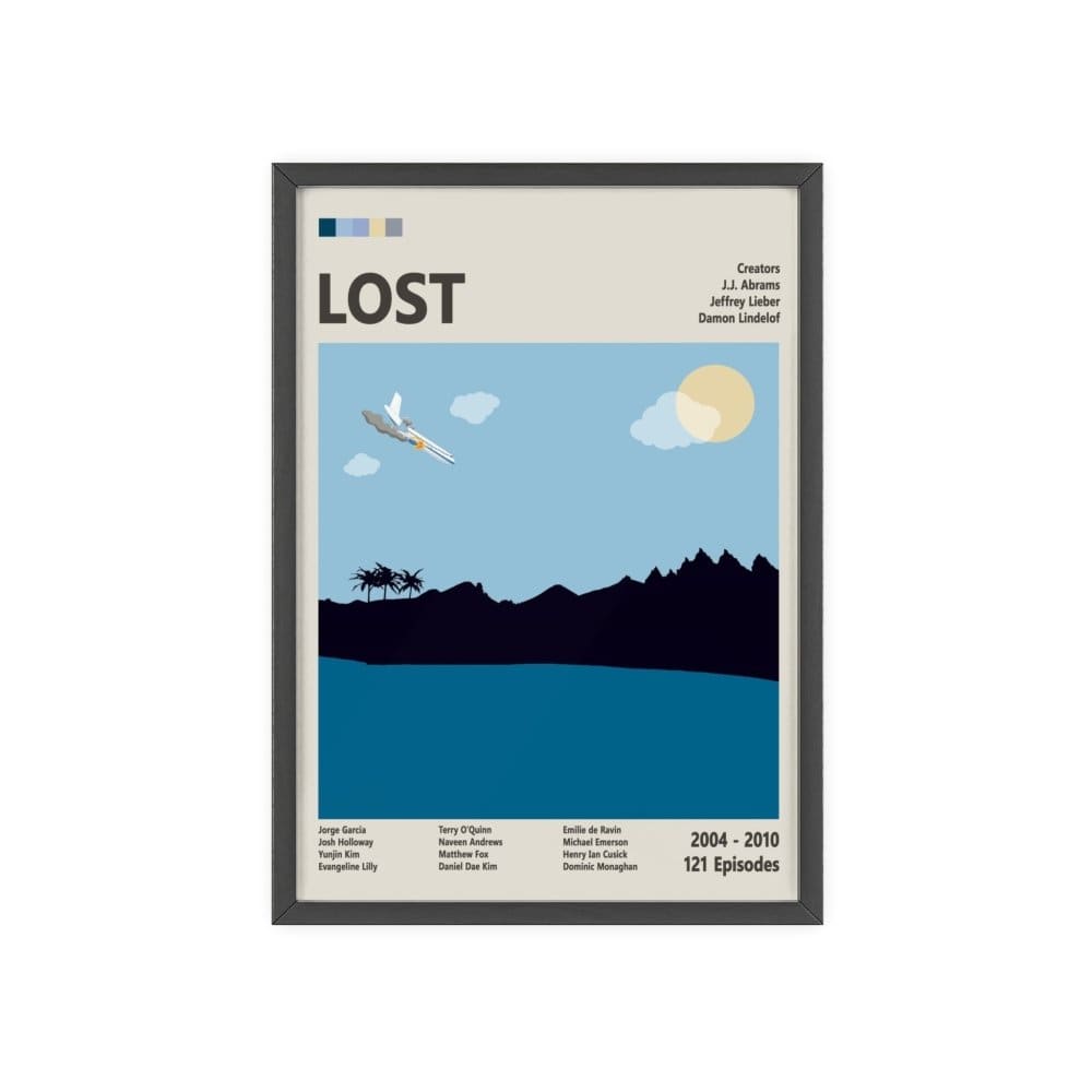 Framed Lost TV series poster