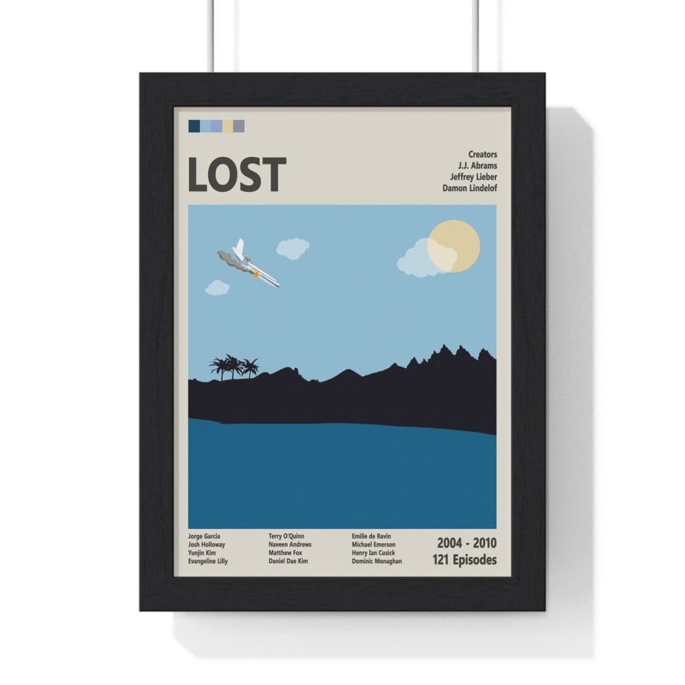 Framed Lost TV series poster