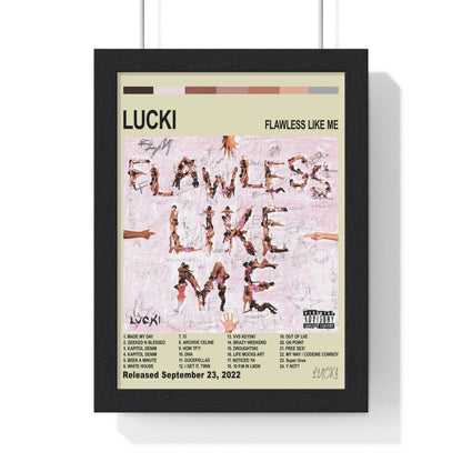 LUCKI - FLAWLESS LIKE ME Album Cover Poster - Poster Kingz