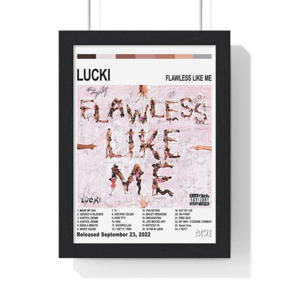 LUCKI - FLAWLESS LIKE ME Album Cover Poster - Poster Kingz