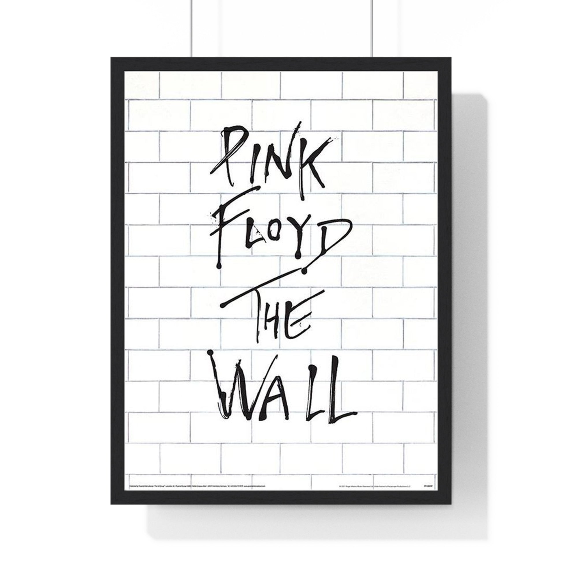Pink Floyd The Wall Album Framed or Unframed 30x40cm Music Poster - Pink Floyd wall art main framed product image