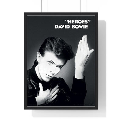 David Bowie Heroes Framed or Unframed 30x40cm Music Poster - David Bowie wall art main framed product image