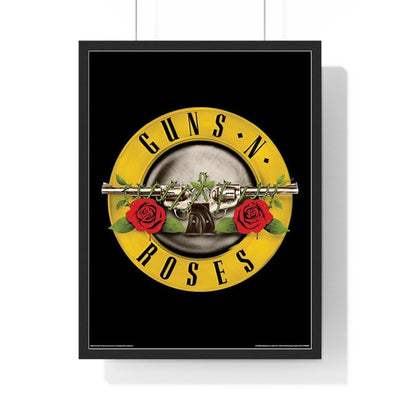 Guns N' Roses Bullet Logo Framed or Unframed 30x40cm Music Poster - Guns N' Roses wall art main framed product image