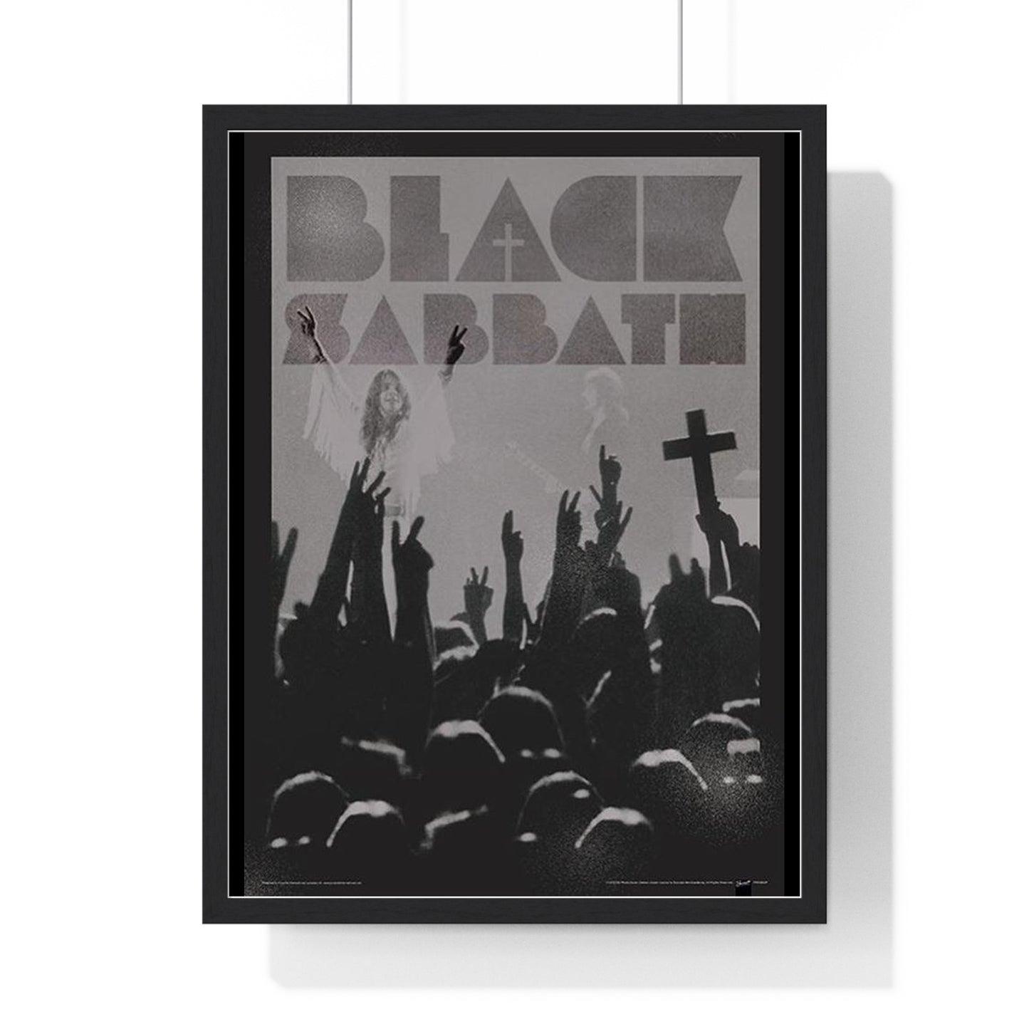 Black Sabbath Framed or Unframed 30x40cm Music Poster - Black Sabbath wall art main framed product image