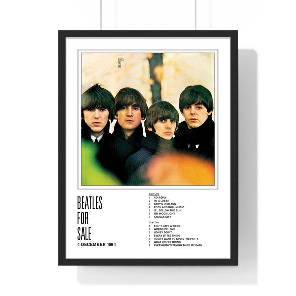 The Beatles Beatles For Sale Collector Print Framed or Unframed 30x40cm Music Poster - The Beatles wall art main framed product image