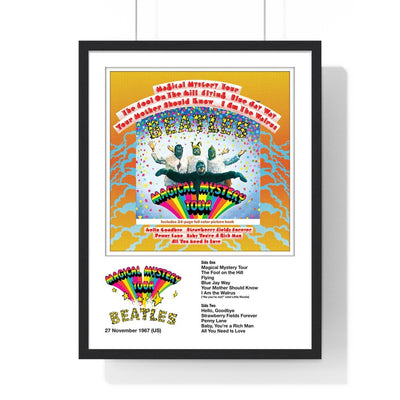 The Beatles Magical Mystery Tour Collector Print Framed or Unframed 30x40cm Music Poster - The Beatles wall art main framed product image
