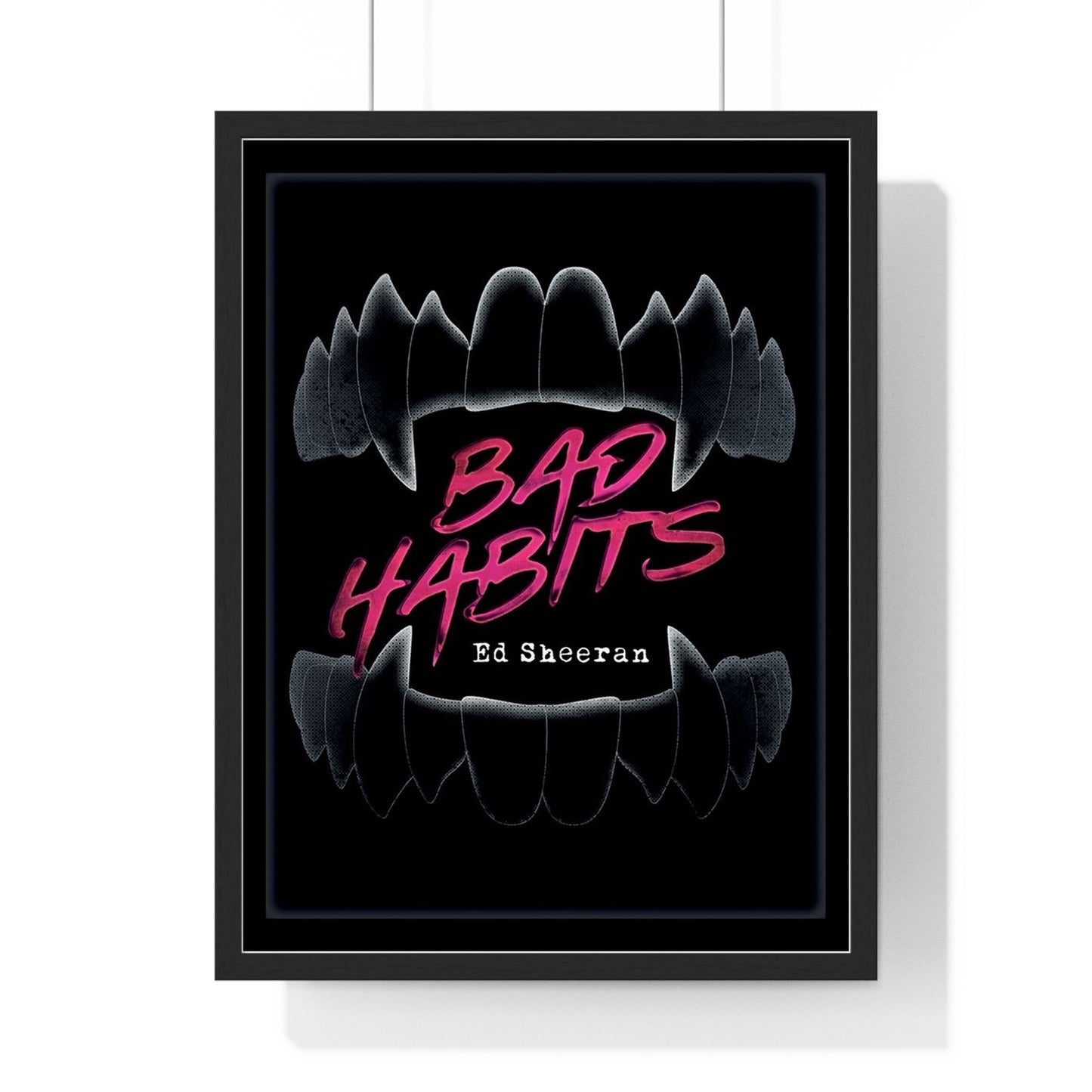 Ed Sheeran Bad Habits Framed or Unframed 30x40cm Music Poster - Ed Sheeran wall art main framed product image