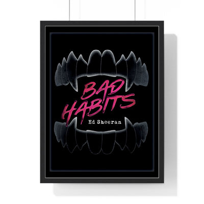 Ed Sheeran Bad Habits Framed or Unframed 30x40cm Music Poster - Ed Sheeran wall art main framed product image