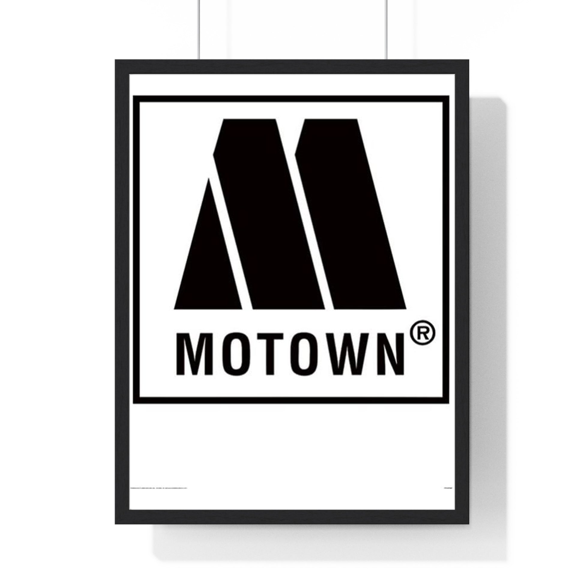 Motown Logo Framed or Unframed 30x40cm Music Poster - Motown wall art main framed product image
