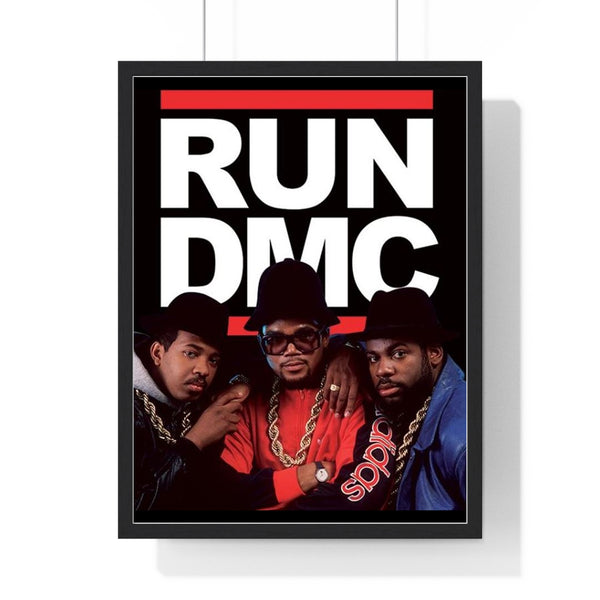 Run DMC Group Framed or Unframed 30x40cm Music Poster - Run DMC wall art main framed product image