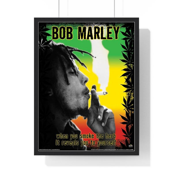 Bob Marley Herb Framed or Unframed 30x40cm Music Poster - Bob Marley wall art main framed product image
