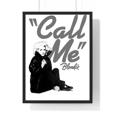 Blondie Call Me Framed or Unframed 30x40cm Music Poster - Blondie wall art main framed product image