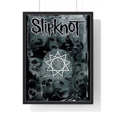Slipknot Pentagram Framed or Unframed 30x40cm Music Poster - Slipknot wall art main framed product image
