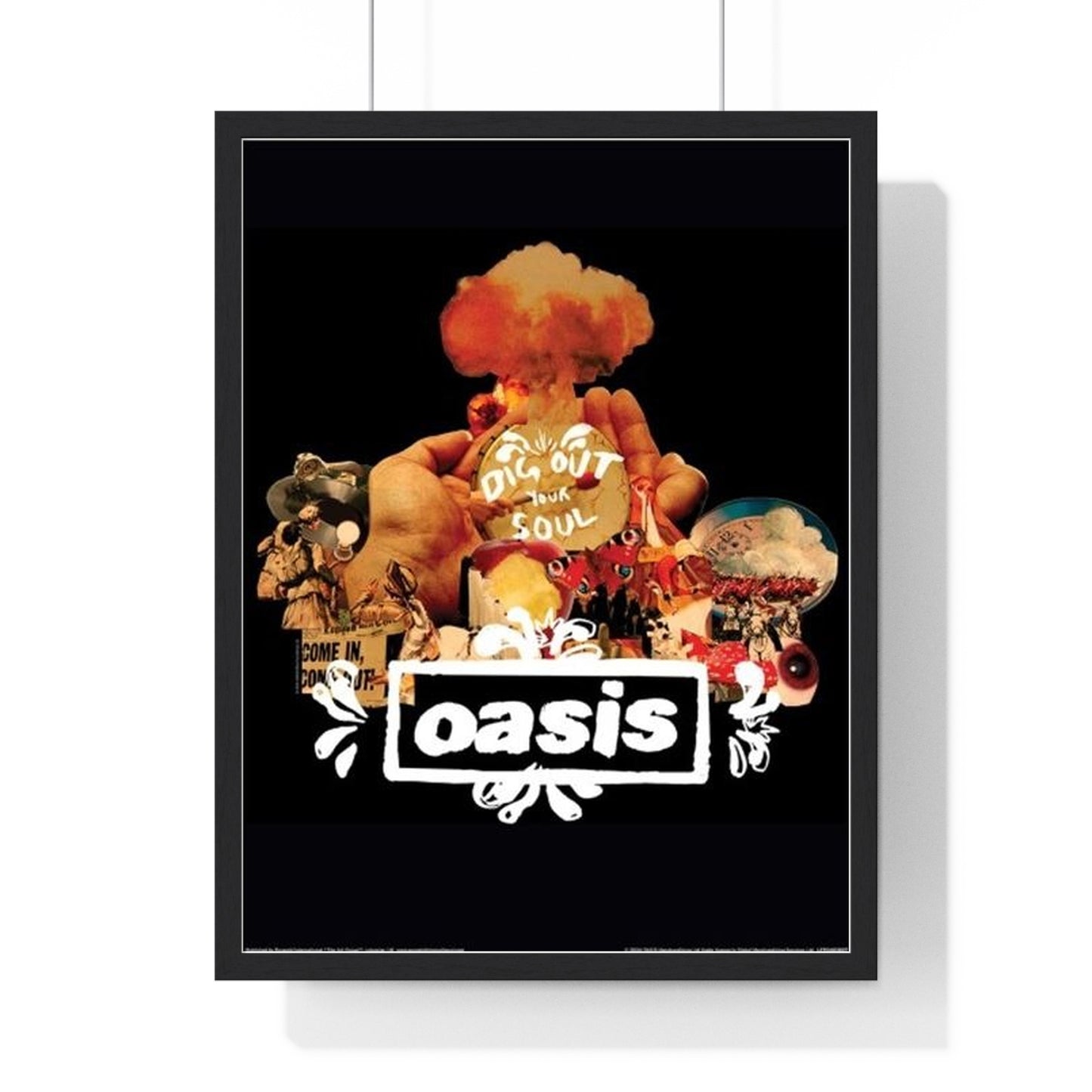 Oasis Dig Out Your Soul Collector Print Framed or Unframed 30x40cm Music Poster - Oasis wall art main framed product image