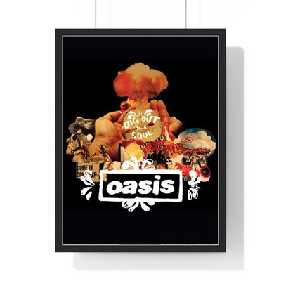 Oasis Dig Out Your Soul Collector Print Framed or Unframed 30x40cm Music Poster - Oasis wall art main framed product image