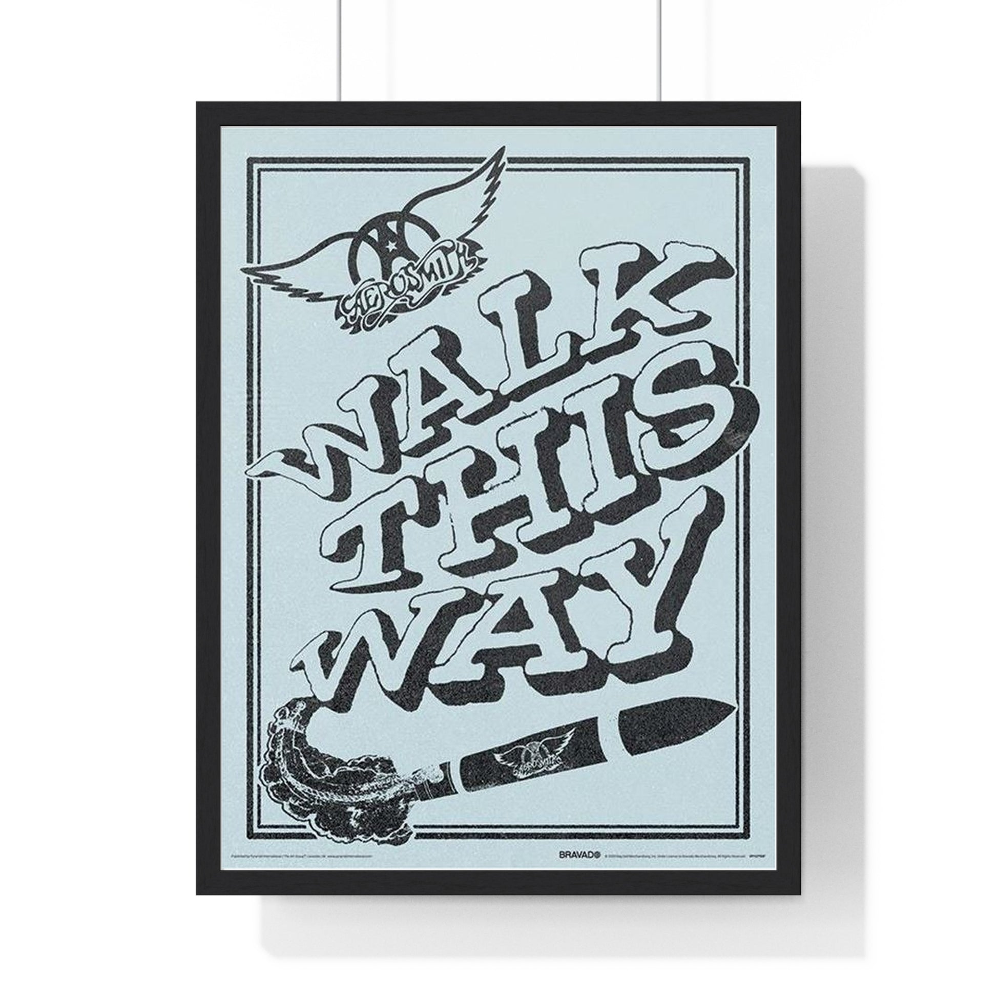 Aerosmith Walk This Way Framed or Unframed 30x40cm Music Poster - Aerosmith wall art main framed product image
