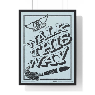 Aerosmith Walk This Way Framed or Unframed 30x40cm Music Poster - Aerosmith wall art main framed product image