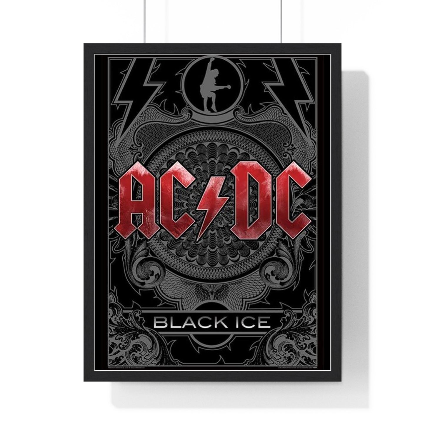 AC/DC Black Ice Framed or Unframed 30x40cm Music Poster - AC/DC wall art main framed product image