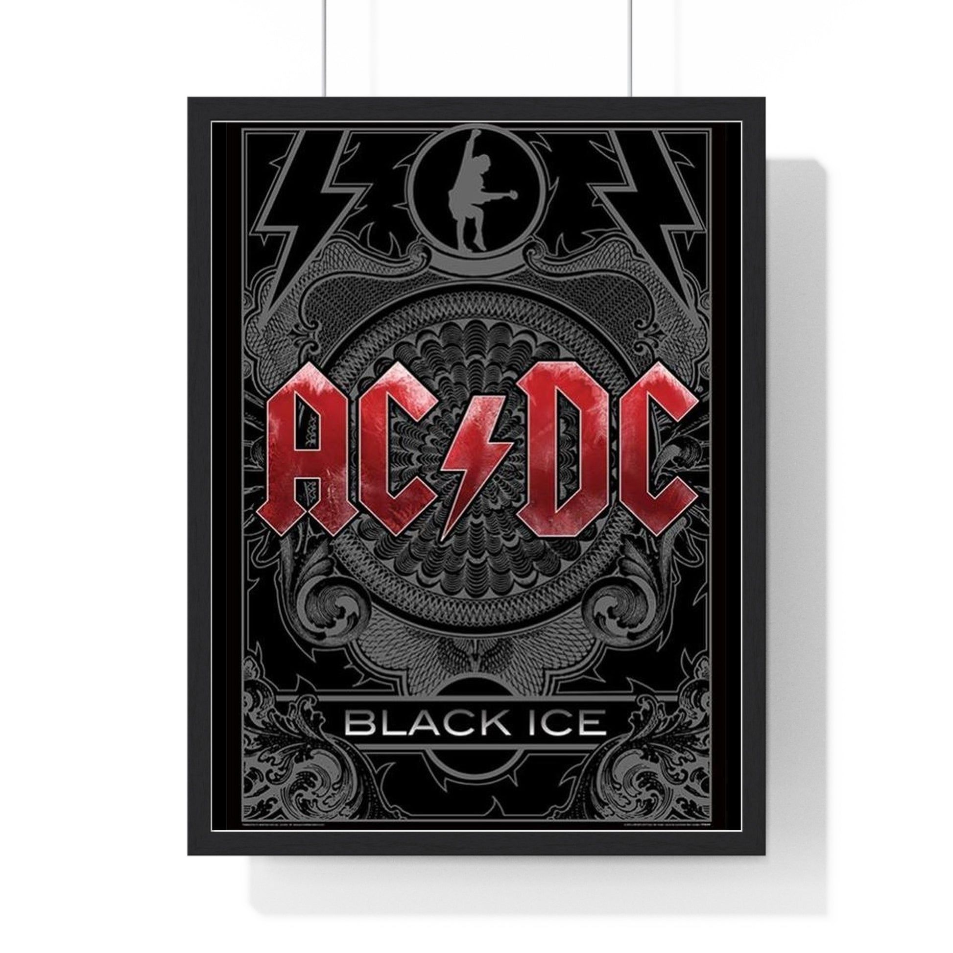 AC/DC Black Ice Framed or Unframed 30x40cm Music Poster - AC/DC wall art main framed product image