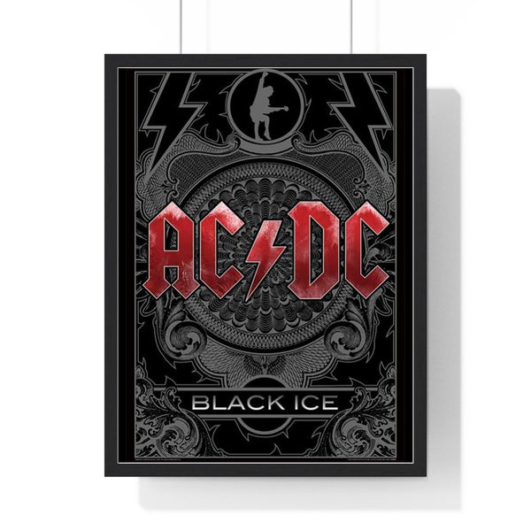 AC/DC Black Ice Framed or Unframed 30x40cm Music Poster - AC/DC wall art main framed product image