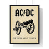 AC/DC For Those About To Rock Framed or Unframed 30x40cm Music Poster - AC/DC wall art main framed product image