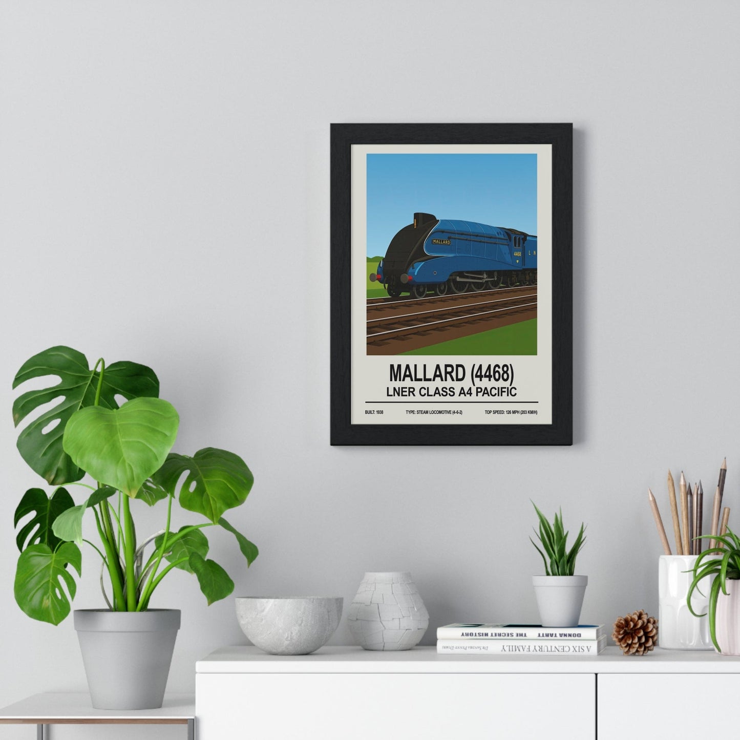 Framed Mallard 4468 poster