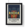 Manchester Old Trafford Print - Poster Kingz - A5 (unframed) 5.8 × 8.3 in - 