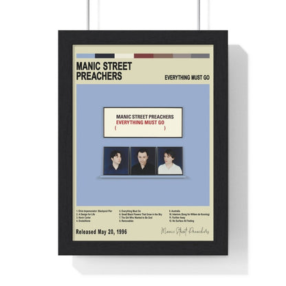 Manic Street Preachers Album Cover Poster - Poster Kingz - A5 (unframed) - Vintage - Everything Must Go