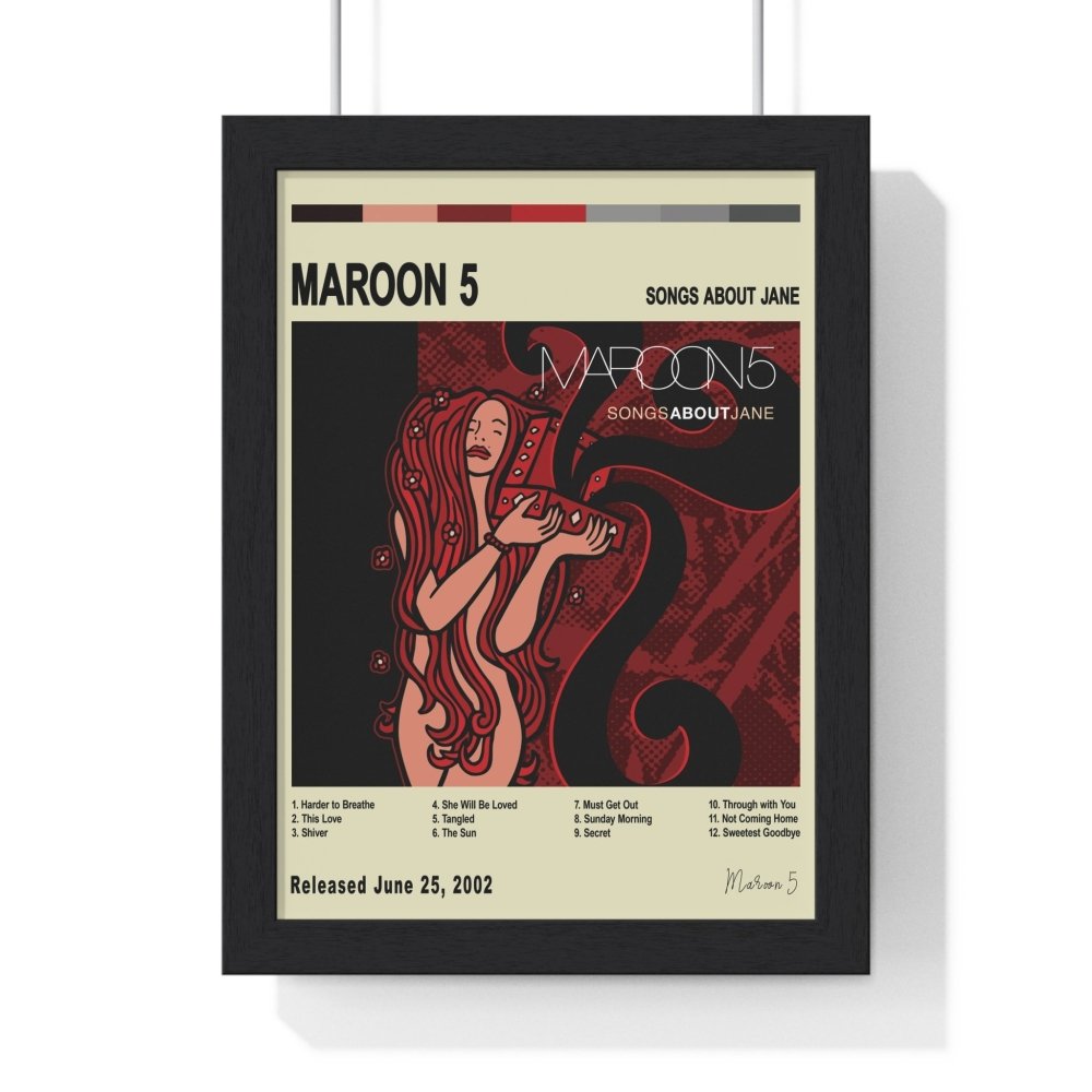 Maroon 5 - Songs About Jane Album Cover Poster - Poster Kingz