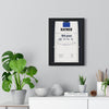 Martin Kaymer Medinah 2012 Golf Poster - Caddie Bib Europe v USA Winning Putt Print framed on a living room wall