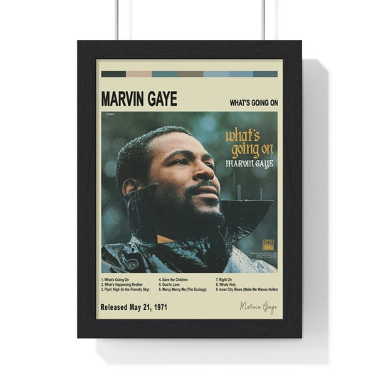 Marvin Gaye - What’s Going On Album Cover Poster - Poster Kingz