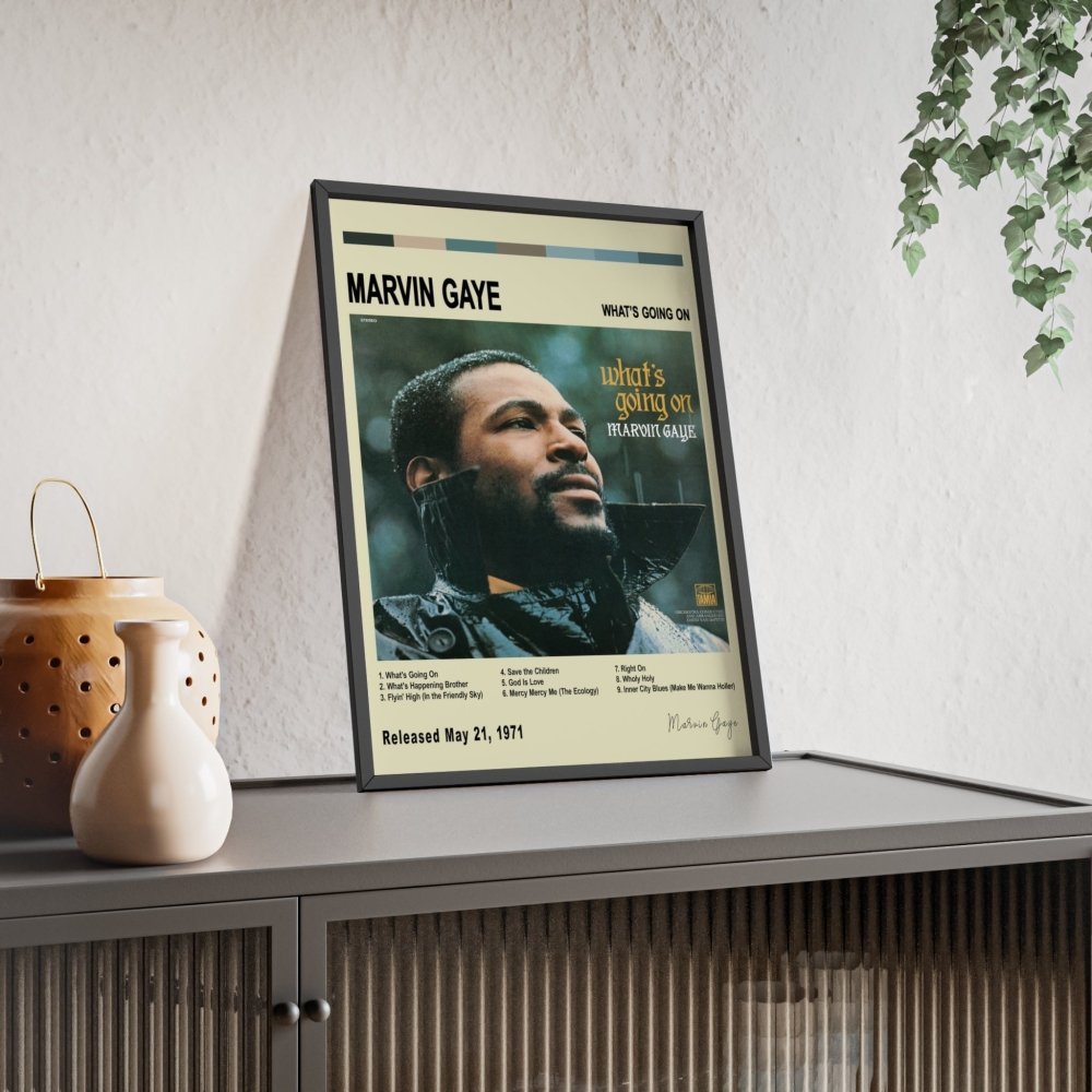 Marvin Gaye - What’s Going On Album Cover Poster - Poster Kingz