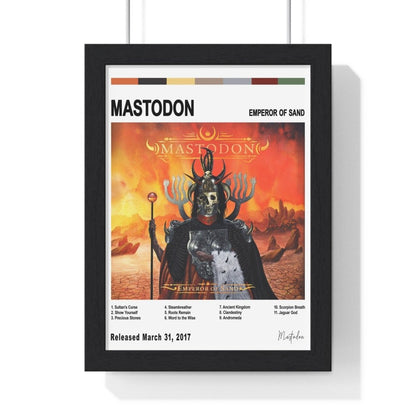 Mastodon - Emperor of Sand Album Cover Poster - Poster Kingz - A5 (unframed) - White - 