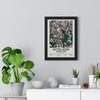 Framed Mattioli Woods Welford Road Stadium map print