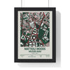 Framed Mattioli Woods Welford Road Stadium Map poster