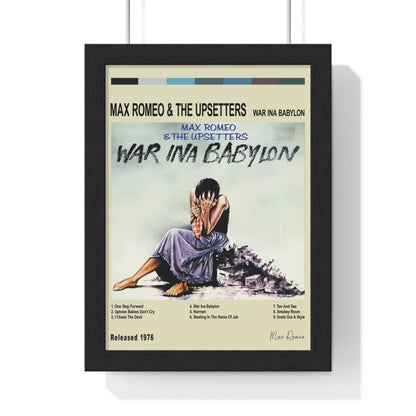 Max Romeo - War Ina Babylon Album Cover Poster - Poster Kingz