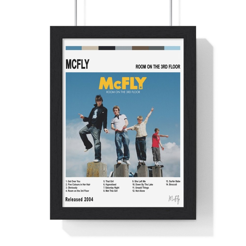 Mcfly - Room on the 3rd Floor Album Cover Poster - Poster Kingz