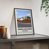 Framed Meadow Lane Stadium poster