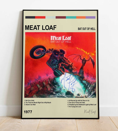 Meat Loaf - Bat out of Hell Poster - Poster Kingz AlbumArt