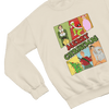 White t-shirt with Merry Christmas Movie Boys Jumper & - Festive Film Parody flat lay