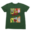 Blue t-shirt with Merry Christmas Movie Boys Jumper & - Festive Film Parody back view