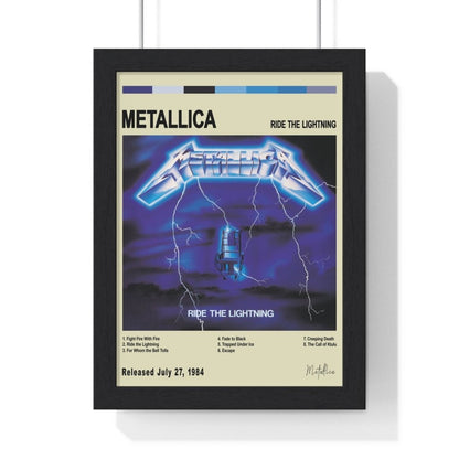 Metallica - Ride the Lightning Album Cover Poster - Poster Kingz - A5 (unframed) - Vintage - 