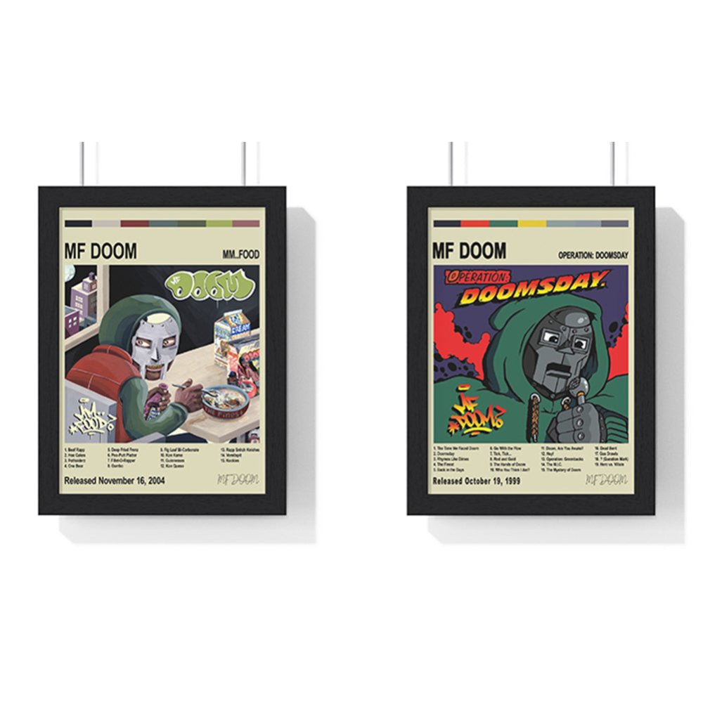 MF DOOM Album Cover Poster - Poster Kingz