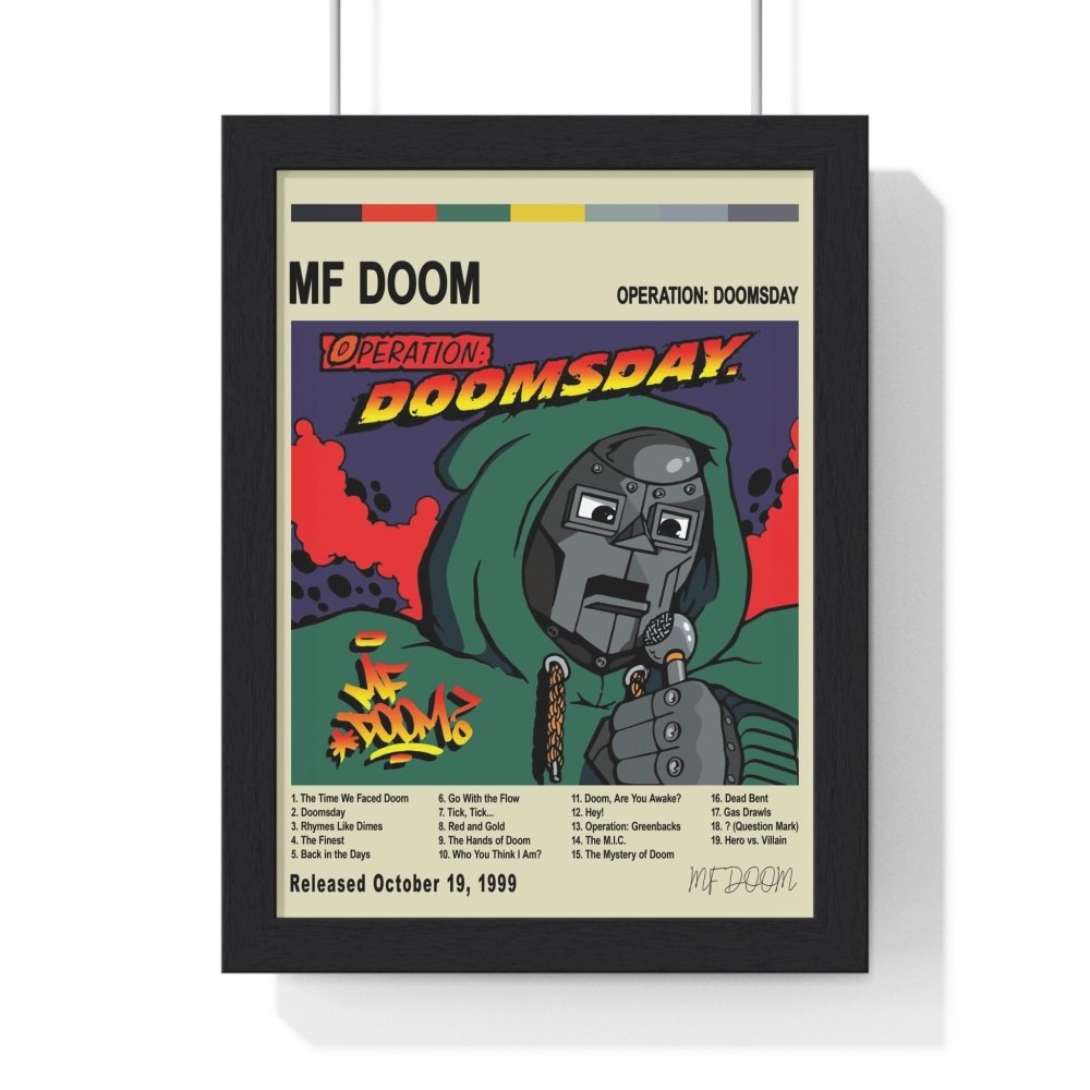 MF DOOM Album Cover Poster - Poster Kingz