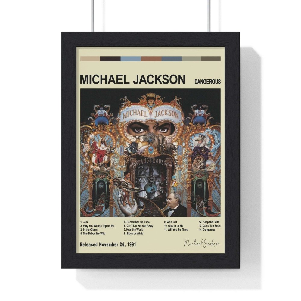 Micahel Jackson Album Poster - Poster Kingz