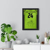 Michael van Gerwen World Darts Final 2014 Darts Poster - Youngest Champion Shirt Print framed on a living room wall
