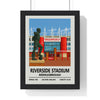 Middlesbrough Riverside Stadium print framed in black MDF frame