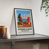 Framed Middlesbrough Riverside Stadium poster