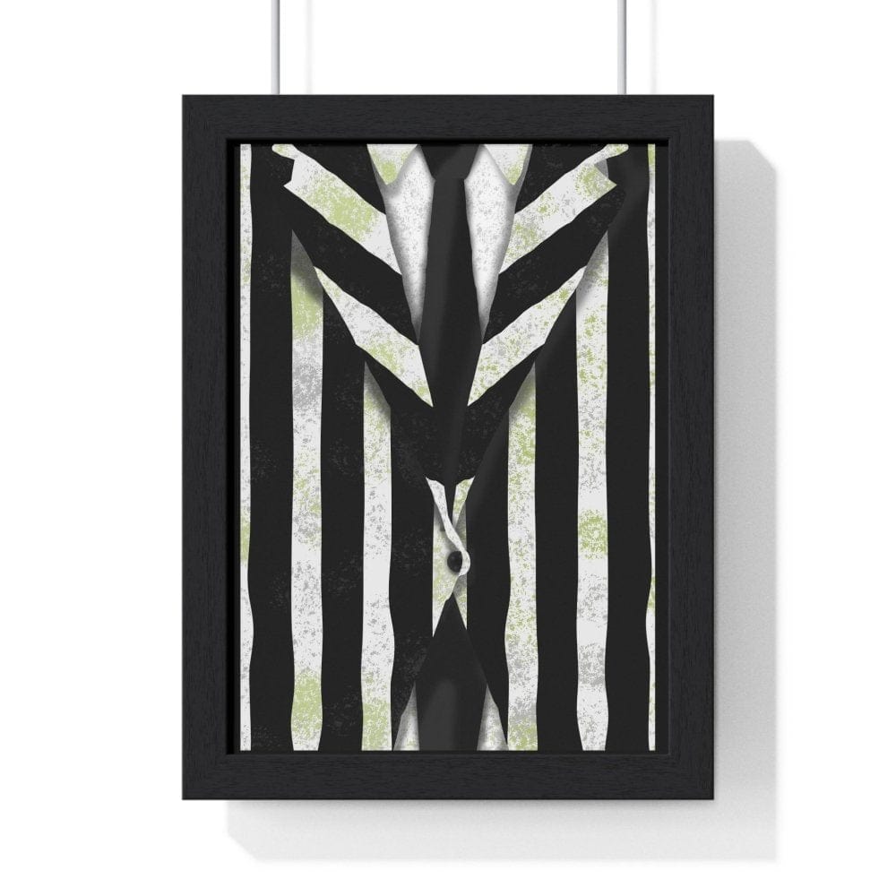 Framed Minimalist Beetlejuice movie poster