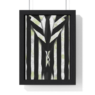 Framed Minimalist Beetlejuice movie poster